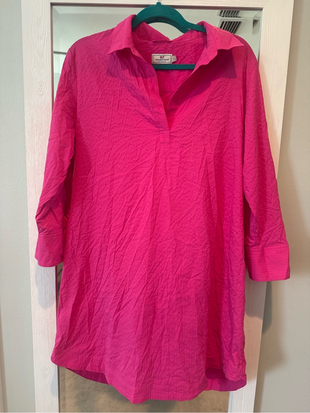 Vineyard Vines Bright Pink Women's Tunic